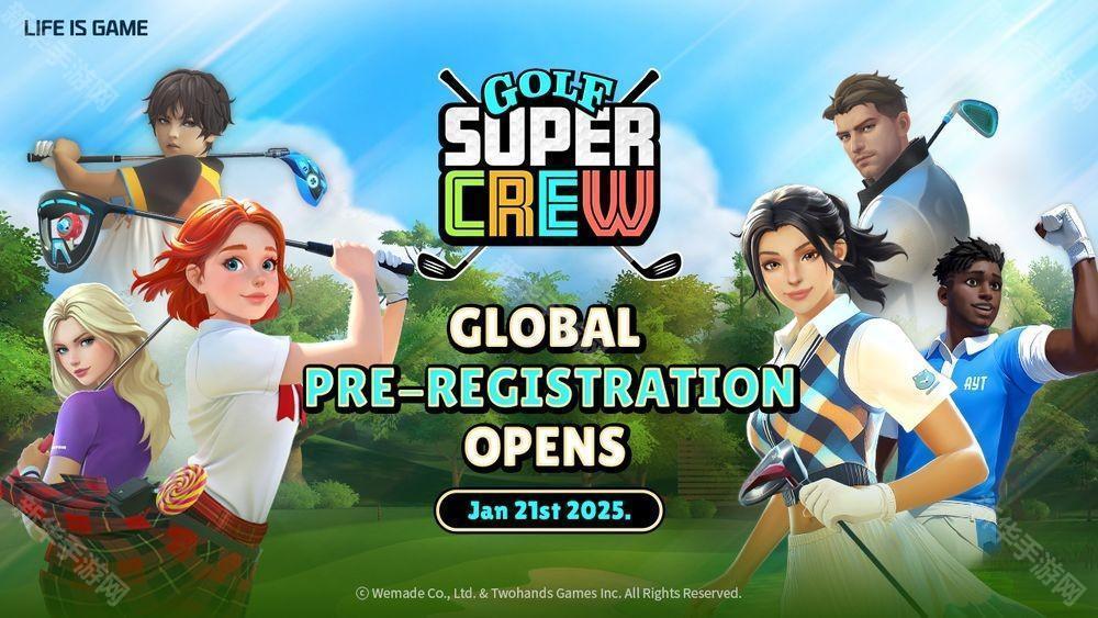 《Golf Super Crew》：休闲高尔夫游戏，全球事前预约火热开启