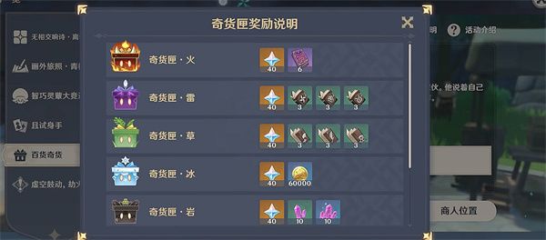 原神3.2版本百货奇货匣子推荐盘点