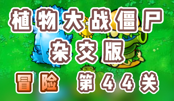 植物大战僵尸2: 精选攻略 conquer 44 关挑战